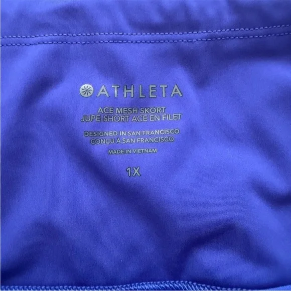 Athleta Blue and Purple Skater Skirt - Picture 5 of 8